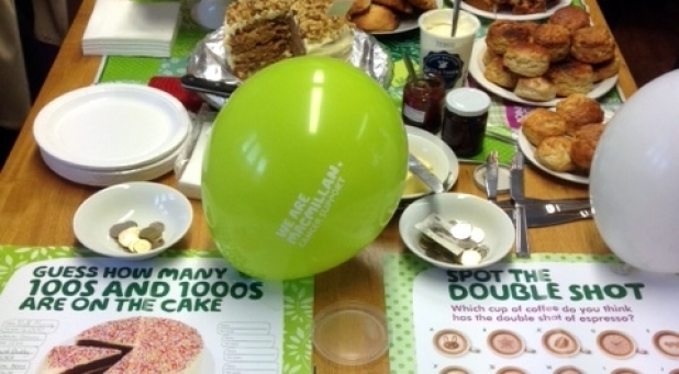 The team were treated to competitions and cakes throughout the morning